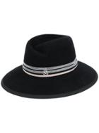 Maison Michel Fedora Hat - Black