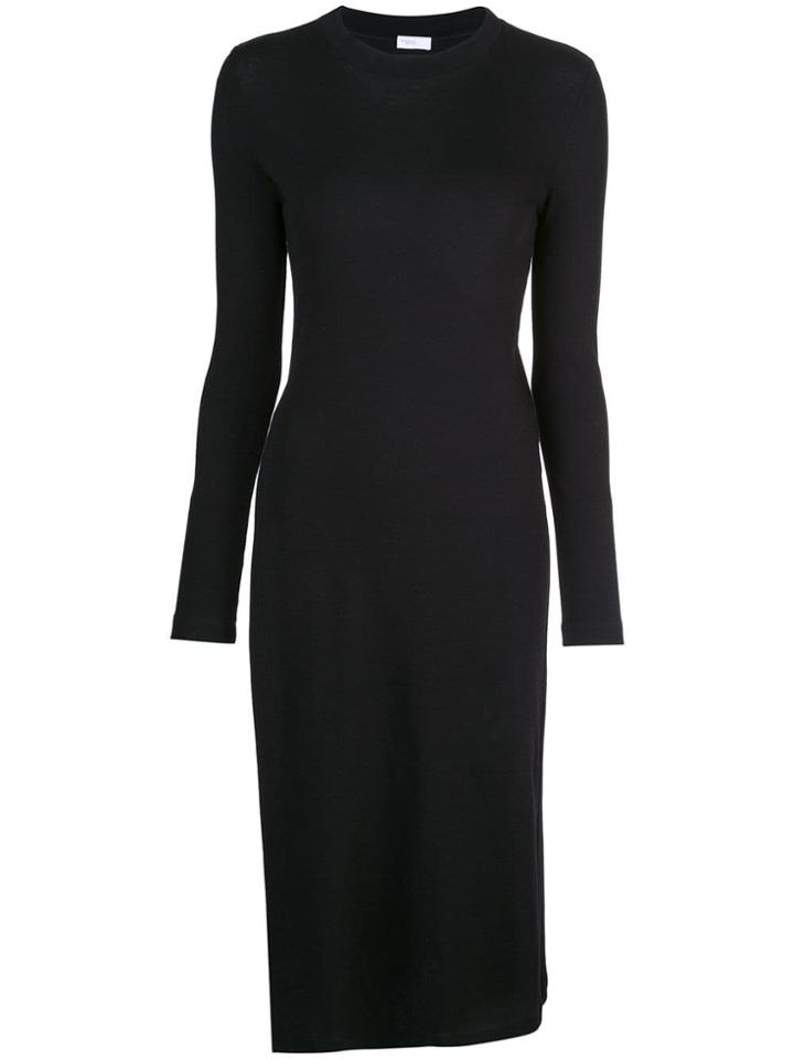 Rosetta Getty Long Sleeve Split T-shirt - Black