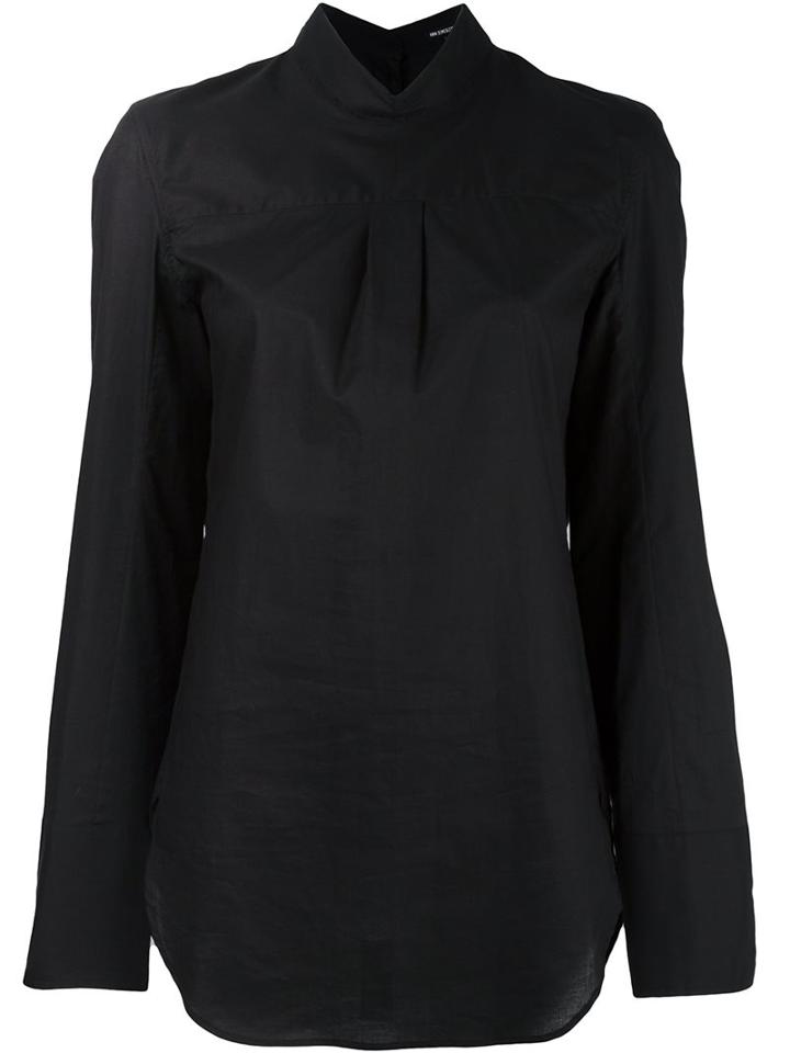 Ann Demeulemeester Reverse Style Shirt, Women's, Size: 40, Black, Cotton