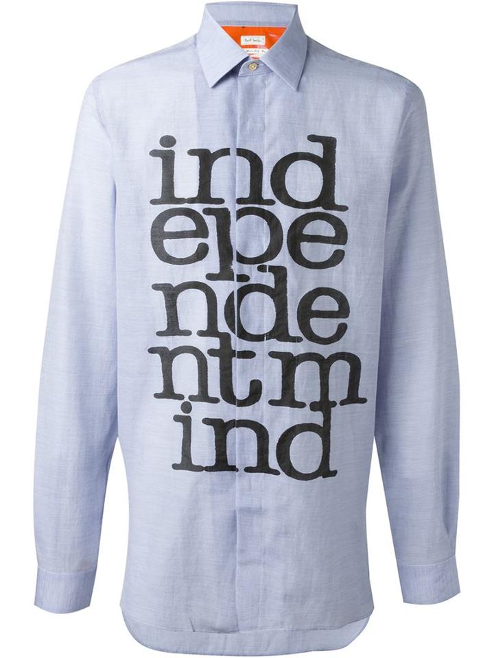 Paul Smith Printed Button Down Shirt