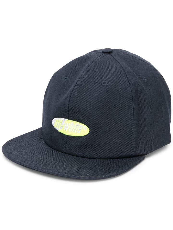 Off-white Split Logo Baseball Cap - Blue