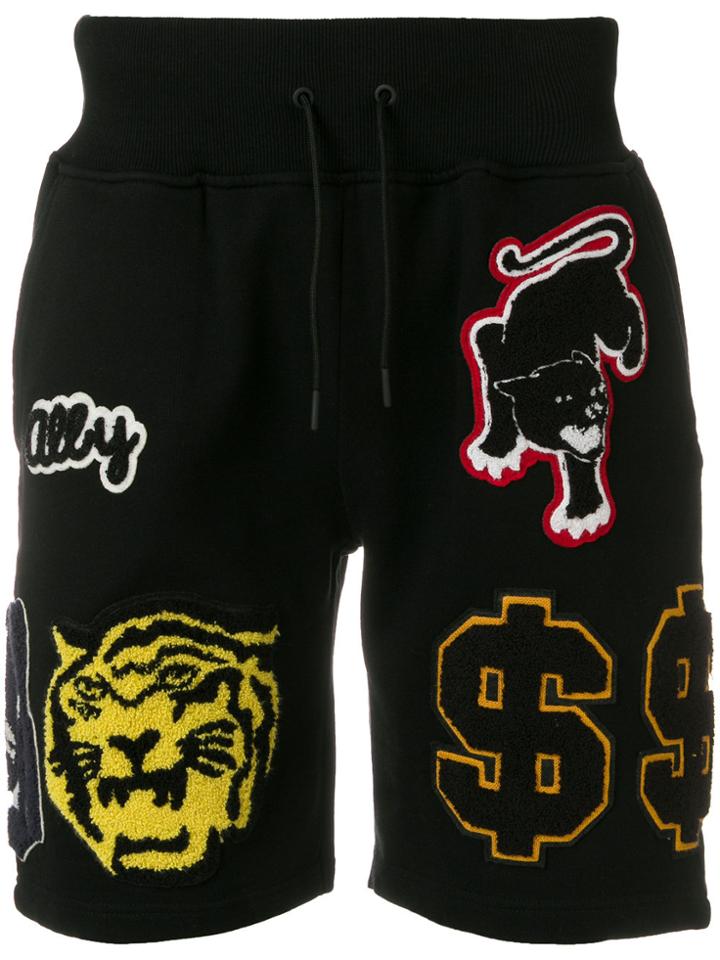 Hydrogen Zip Sleeve Hoodie - Black