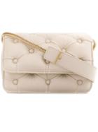 Benedetta Bruzziches Pintucked Shoulder Bag - Nude & Neutrals