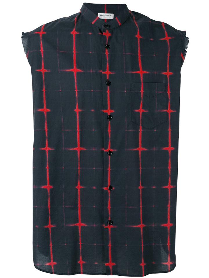 Saint Laurent - Printed Shirt - Men - Cotton - 40, Black, Cotton