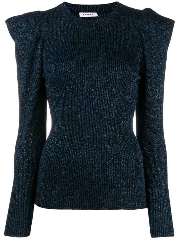 P.a.r.o.s.h. Structured Shoulder Jumper - Blue