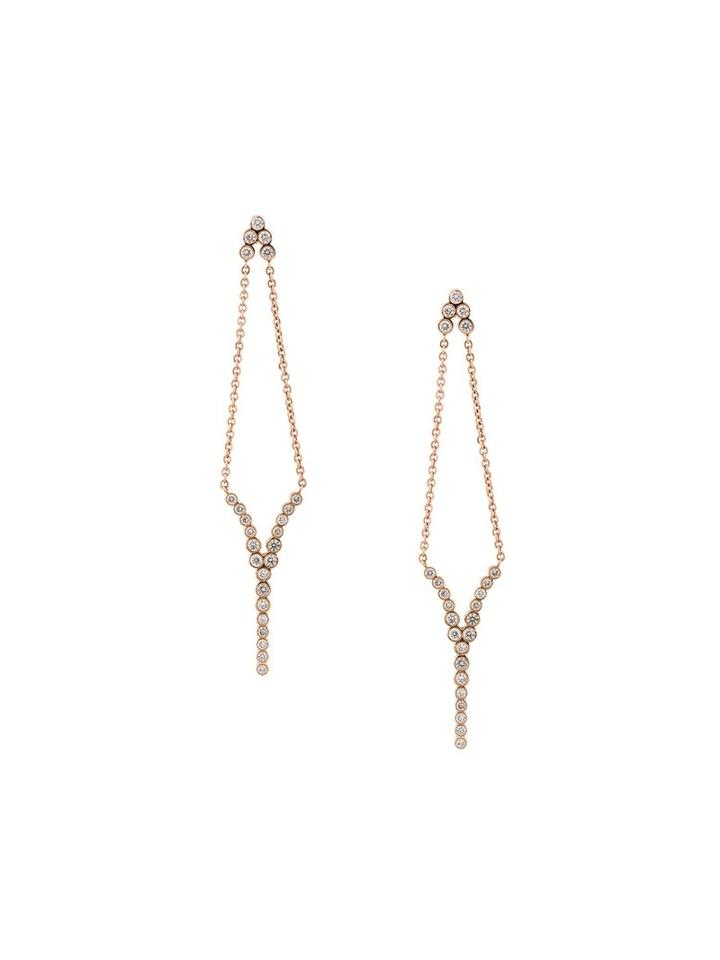 Yannis Sergakis Diamond Charnières Earrings, Women's, Metallic
