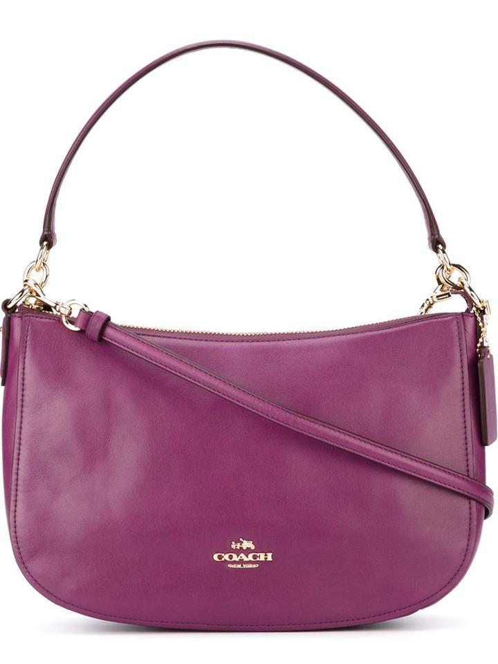 Coach Hobo Cross Body Bag, Women's, Pink/purple