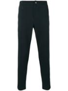 Paolo Pecora - Tapered Cropped Trousers - Men - Cotton/polyester - M, Blue, Cotton/polyester