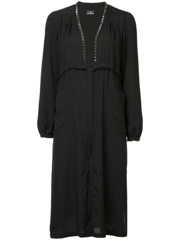 Hysteric Glamour Studded Tie Waist Gown - Black