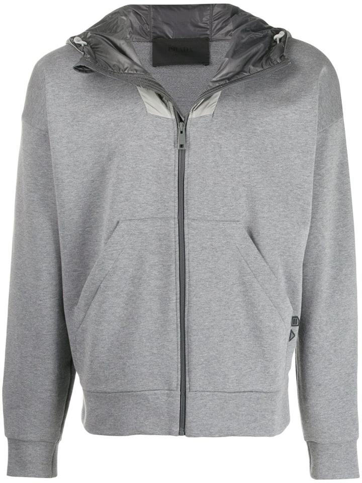 Prada Technical Jersey Jacket - Grey