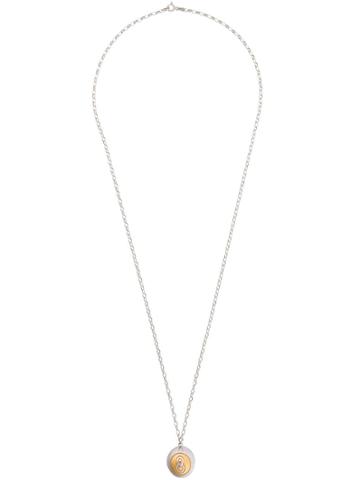 True Rocks Eight Ball Pendant Necklace - Silver