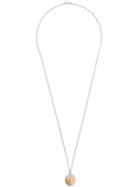 True Rocks Eight Ball Pendant Necklace - Silver