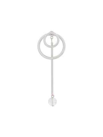 Bijou R.i Ring Drop Earring - Metallic