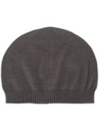 Rick Owens Knit Beanie, Women's, Grey, Virgin Wool