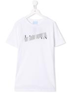 Lanvin Enfant Teen Logo Tape T-shirt - White