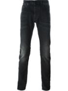 Marcelo Burlon County Of Milan Slim Fit Jeans, Men's, Size: 28, Grey, Polyester/cotton/spandex/elastane