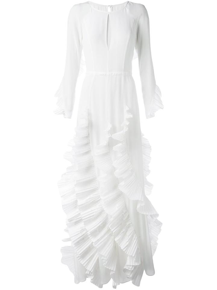 Capucci Ruffled Evening Dress