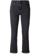 Current/elliott Cropped Jeans, Women's, Size: 24, Grey, Cotton/polyester