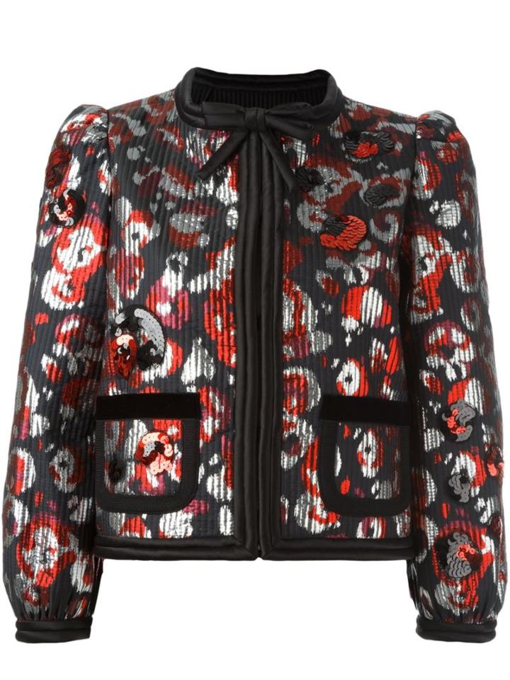 Marc Jacobs Warped Flower Sequin Jacket