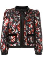 Marc Jacobs Warped Flower Sequin Jacket