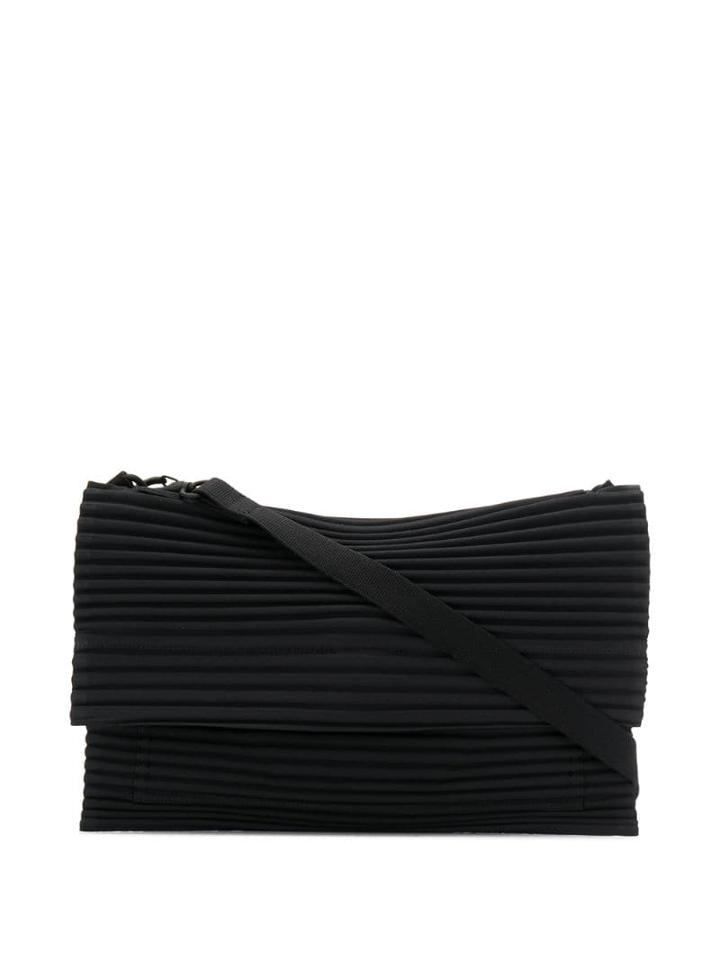 Homme Plissé Issey Miyake Pleated Clutch - Black