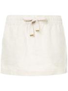 Venroy Lounge Mini Skirt - Nude & Neutrals