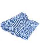 John Elliott Geometric Print Beach Towel - Blue