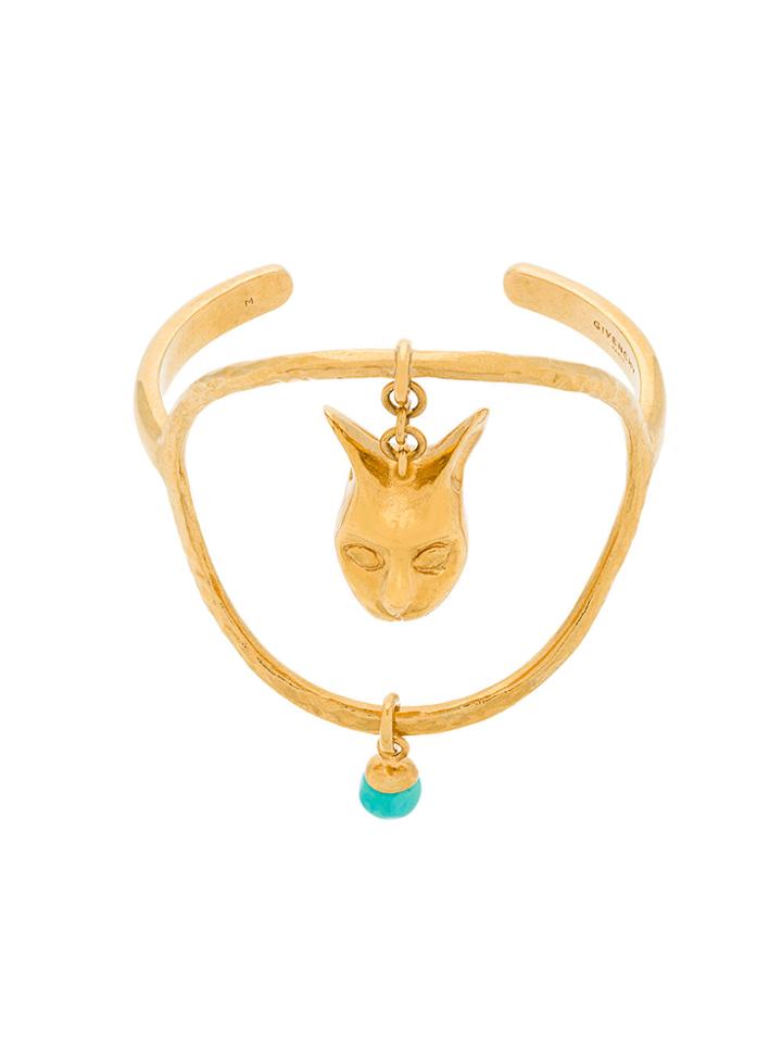 Givenchy Cat Charm Bracelet - Metallic