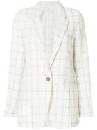 Forte Forte Checked Jacket - Nude & Neutrals