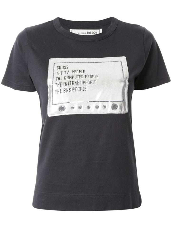Tu Es Mon Trésor Tv T-shirt - Grey