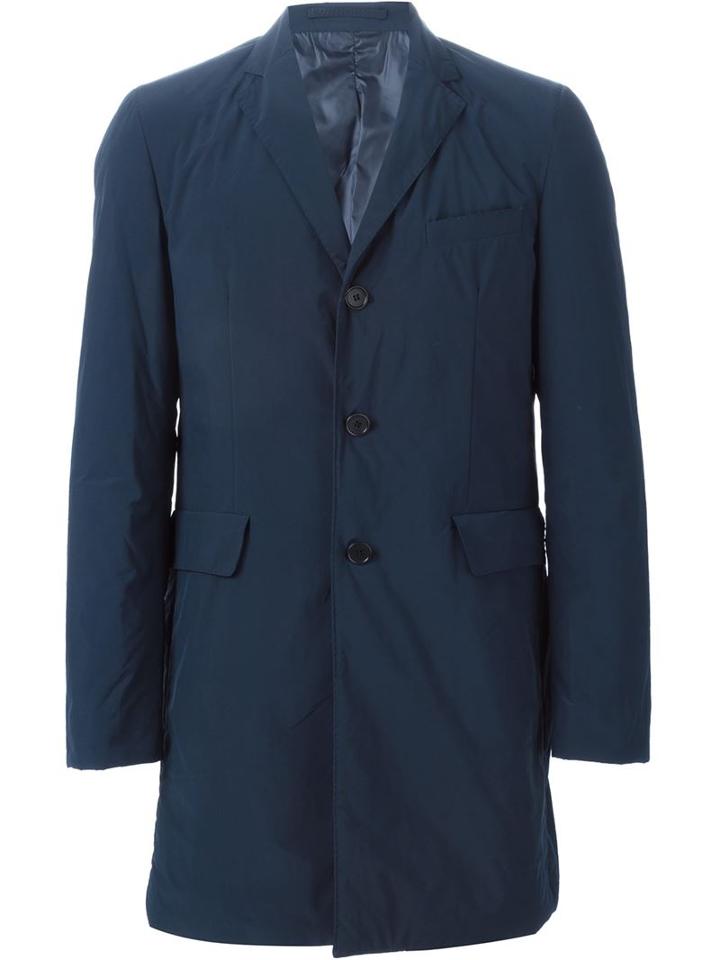 Aspesi 'gustavo' Coat, Men's, Size: Large, Blue, Polyamide/polyester