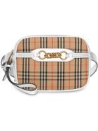 Burberry The 1983 Check Link Bum Bag With Leather Trim - Neutrals