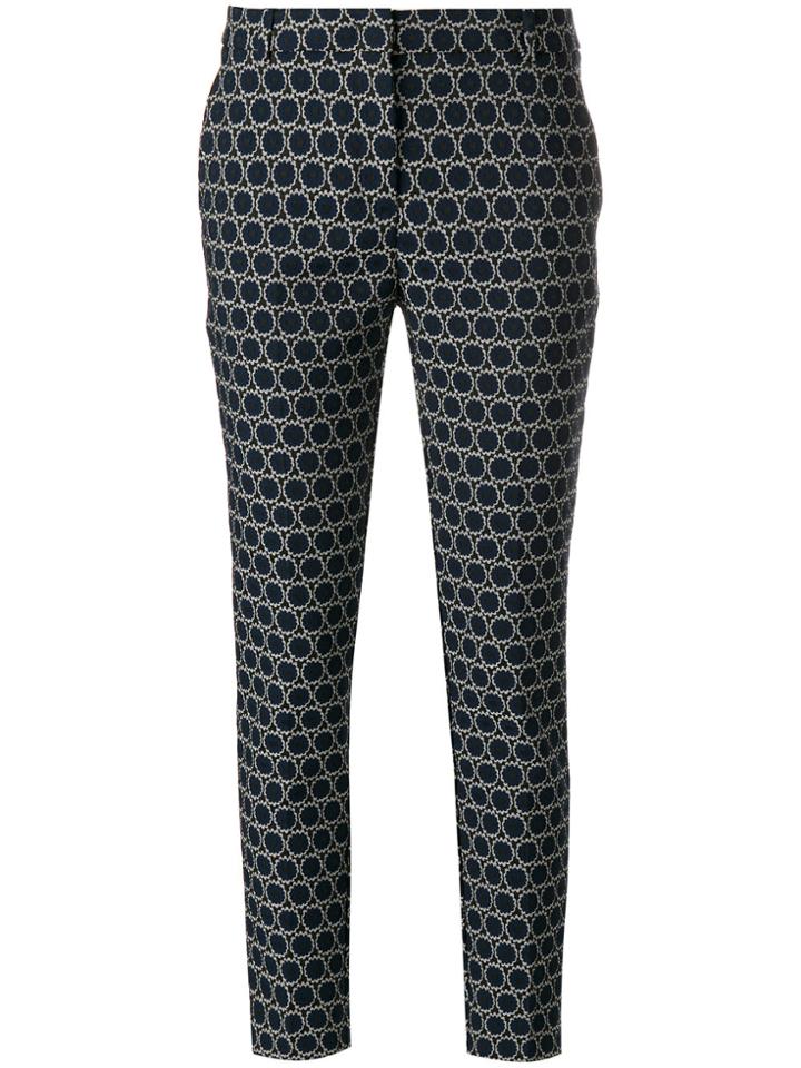 Kiltie Slim-fit Woven Circle Trousers - Blue