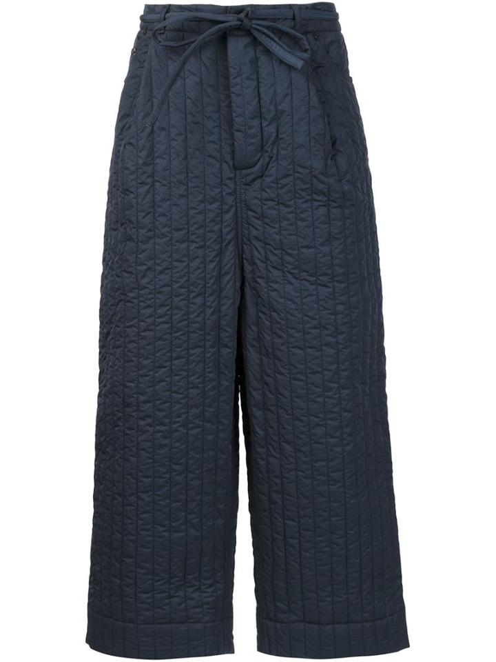 Craig Green Quilted Workwear Trouser, Men's, Size: Small, Blue, Nylon