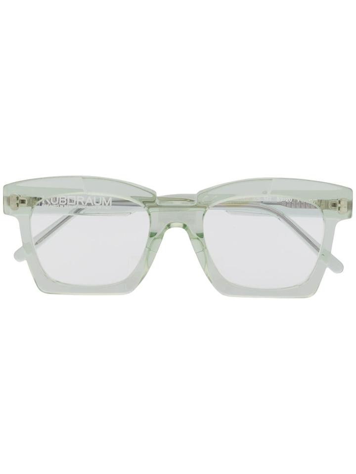 Kuboraum Square Frame Glasses - Green