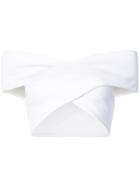 Opening Ceremony Off The Shoulder Crop Top - White
