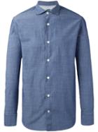 Eleventy Classic Shirt, Men's, Size: 40, Blue, Cotton
