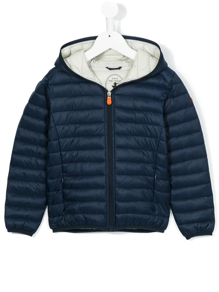 Save The Duck Kids Padded Coat, Boy's, Size: 8 Yrs, Blue