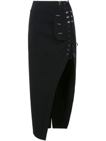 Anthony Vaccarello Corset Laced Skirt