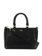 Trussardi Jeans Crystal Embellished Tote Bag - Black