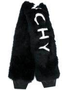 Givenchy Furry Logo Embellished Bag Strap - Black