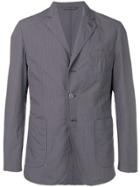 Aspesi Pinstriped Button Blazer - Grey