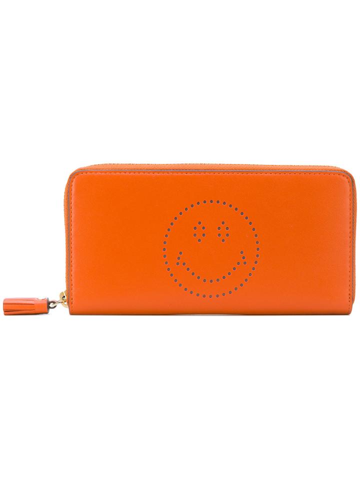 Anya Hindmarch Smiley Wallet - Yellow & Orange