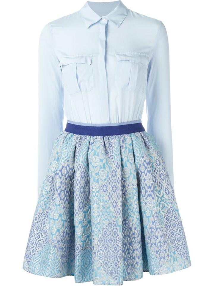 Christian Pellizzari Jacquard Skirt Shirt Dress