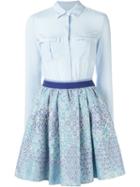Christian Pellizzari Jacquard Skirt Shirt Dress