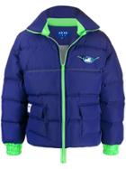 Ader Error Zipped Down Jacket - Blue
