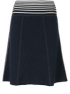 Loewe - Knit Skirt - Women - Silk/cotton/polyamide/cashmere - Xs, Blue, Silk/cotton/polyamide/cashmere