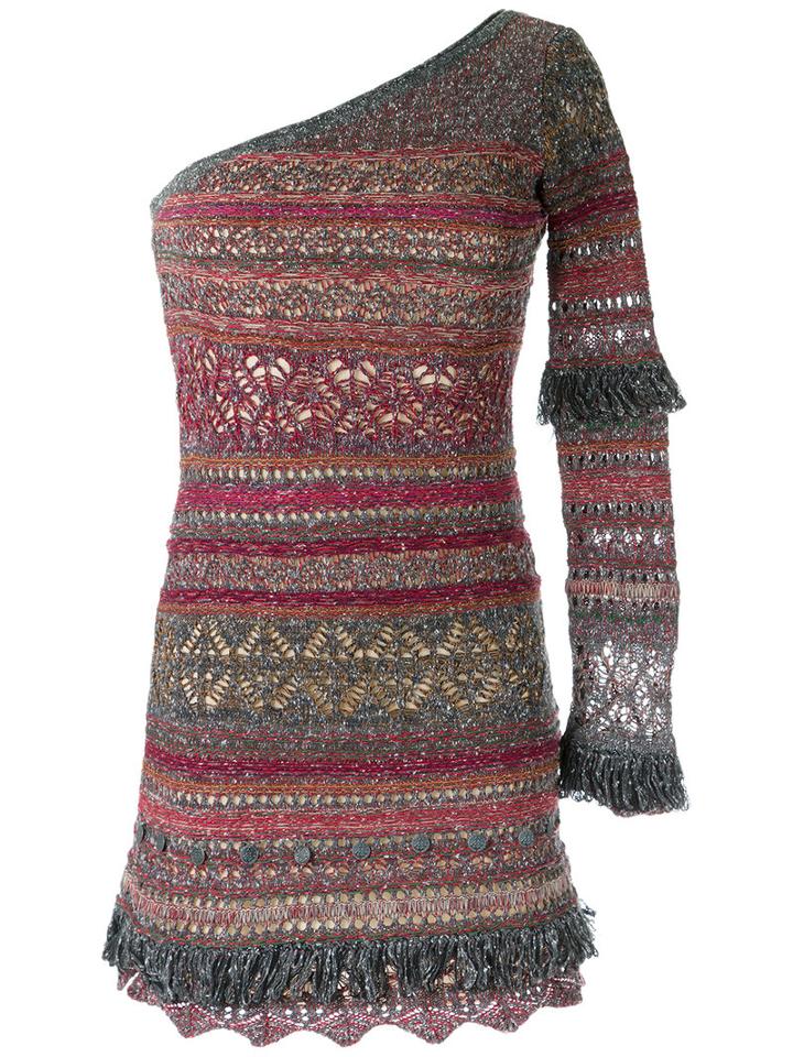 Knit Dress - Women - Cotton/acrylic/lurex/polyester - P, Grey, Cotton/acrylic/lurex/polyester, Cecilia Prado