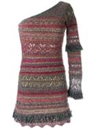 Knit Dress - Women - Cotton/acrylic/lurex/polyester - P, Grey, Cotton/acrylic/lurex/polyester, Cecilia Prado