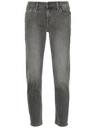 J Brand Mid-rise Skinny Trousers - Grey